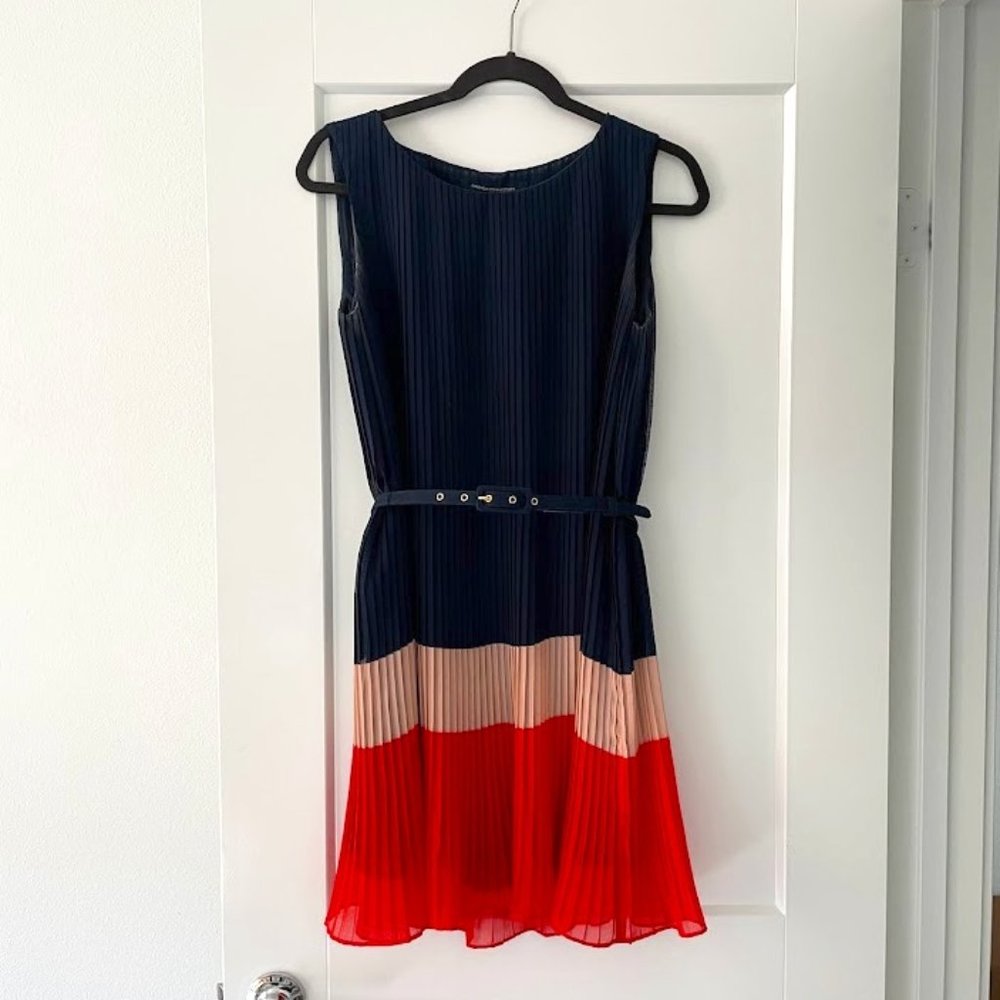 French Connection colorblock dress